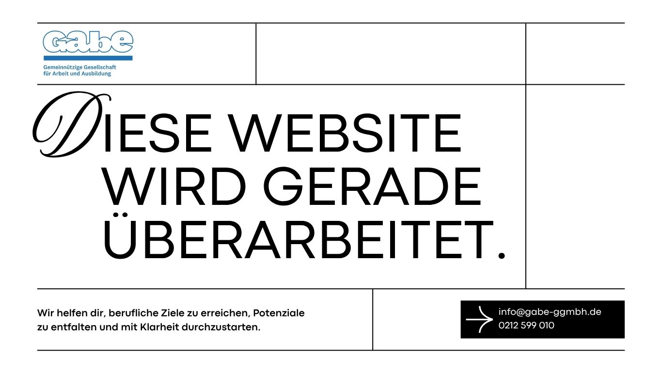 Wir sind bald wieder für Sie da.